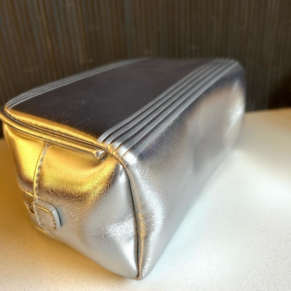 Jean Paul Gaultier Metallic Silver Cosmetic Pouch - Picture 7 of 13